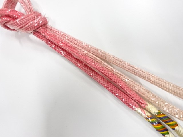 未使用品　正絹　手組帯締め